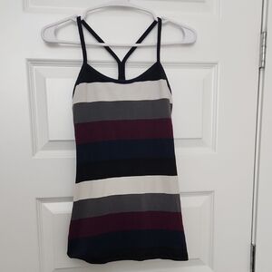 Lululemon Athletica Striped Fitted Tank!